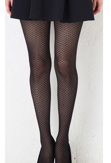 Fashion tights 15 denier diamond patterned Snazzyway